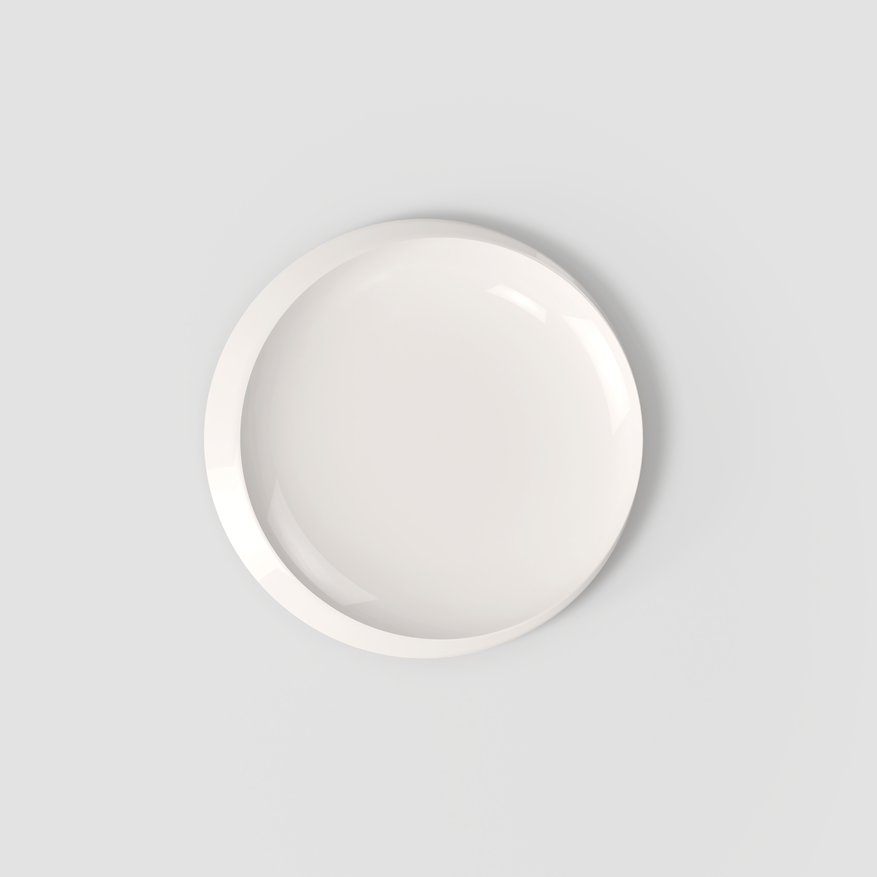 NewMoon Buffet plate White, 14.5'', Premium Porcelain
