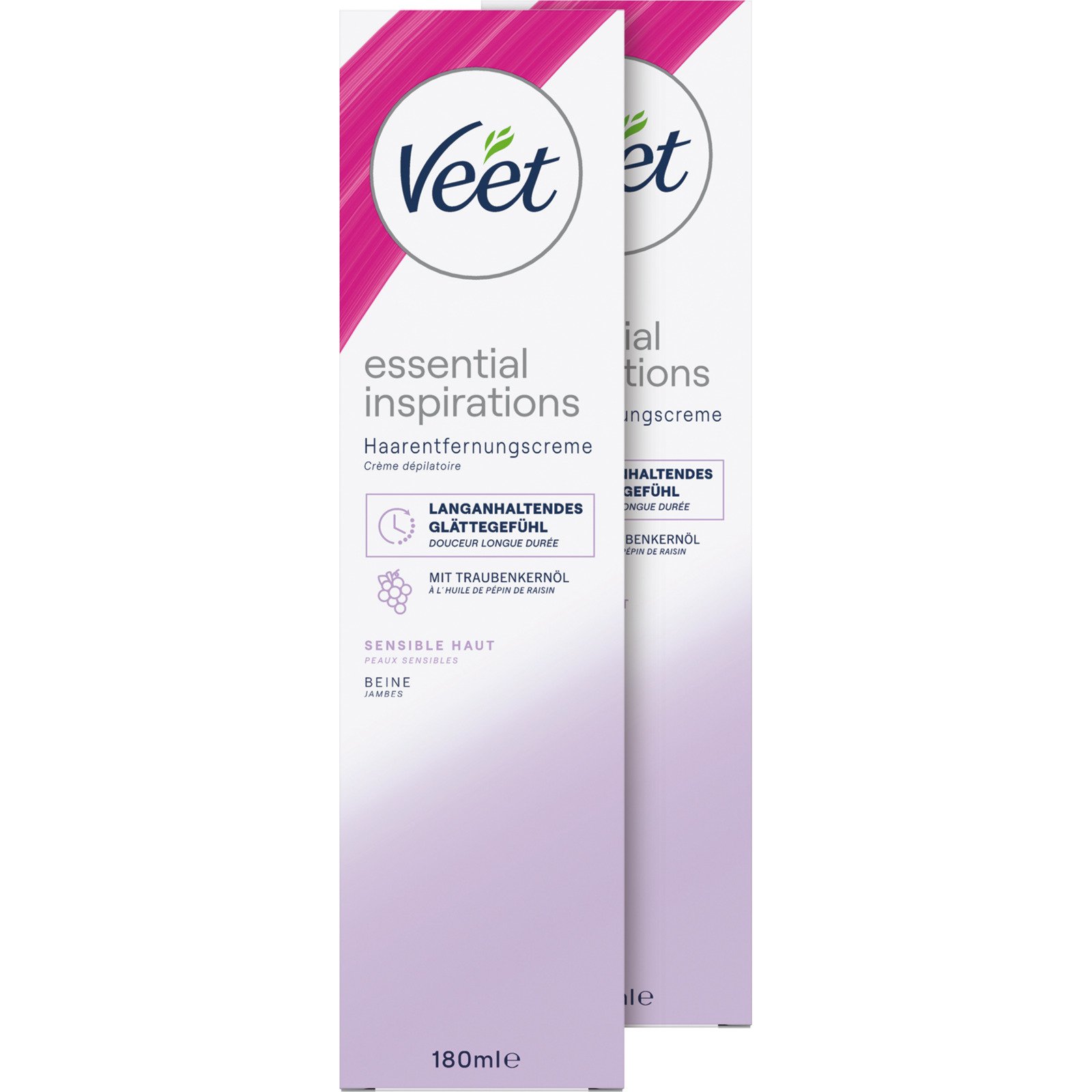 Veet Haarentfernungs-Creme Körper & Beine 2 x 180 ml