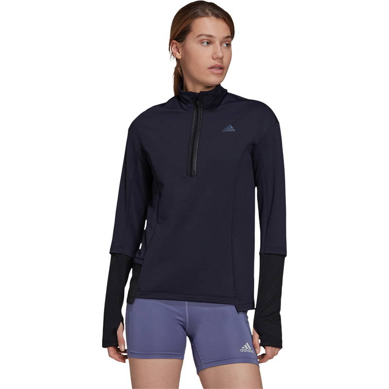 adidas Cold Ready Cover Up 1/2 Zip Midlayer Løbetrøje Dame