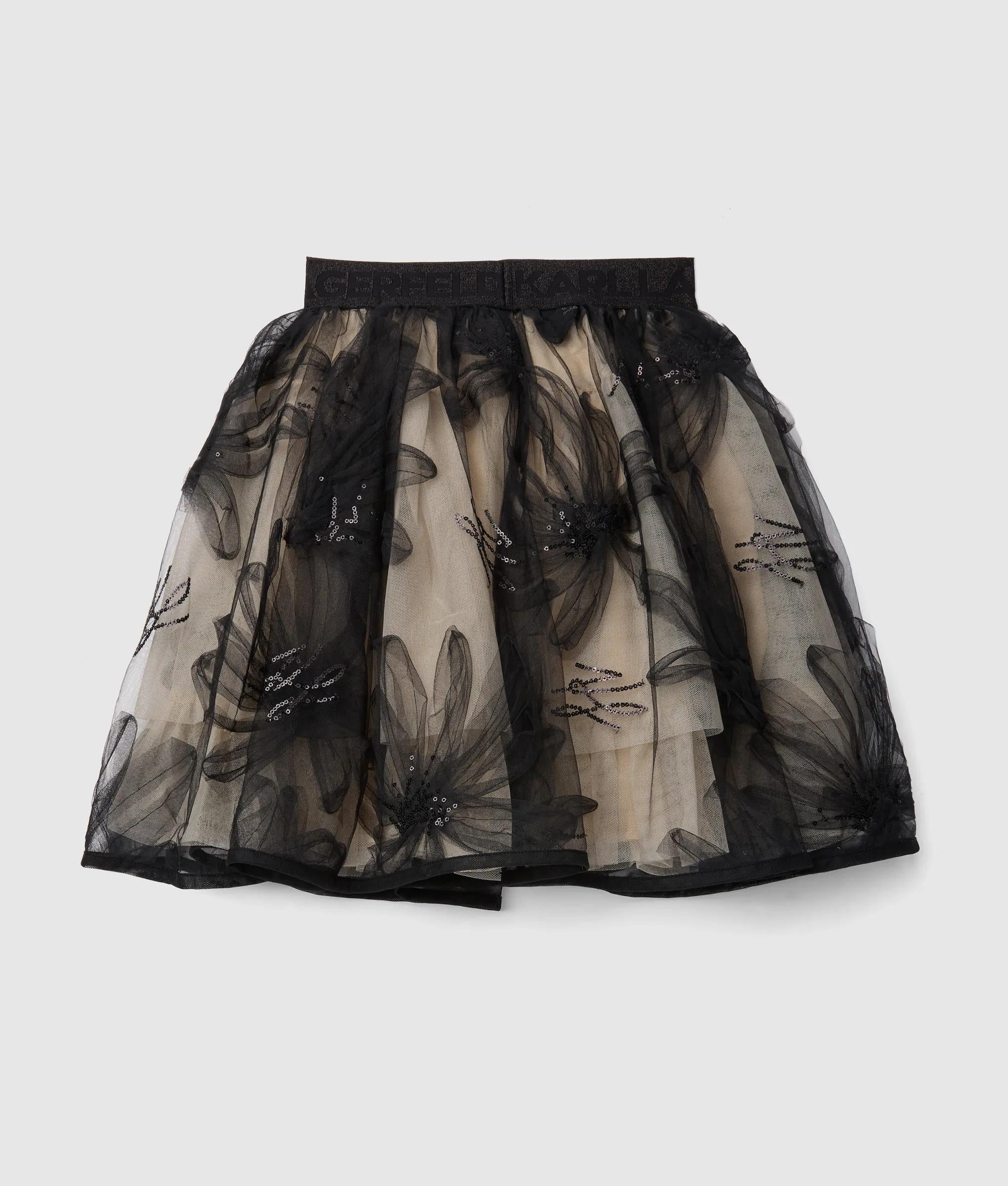 Mesh rok met pailletten voor meisjes
