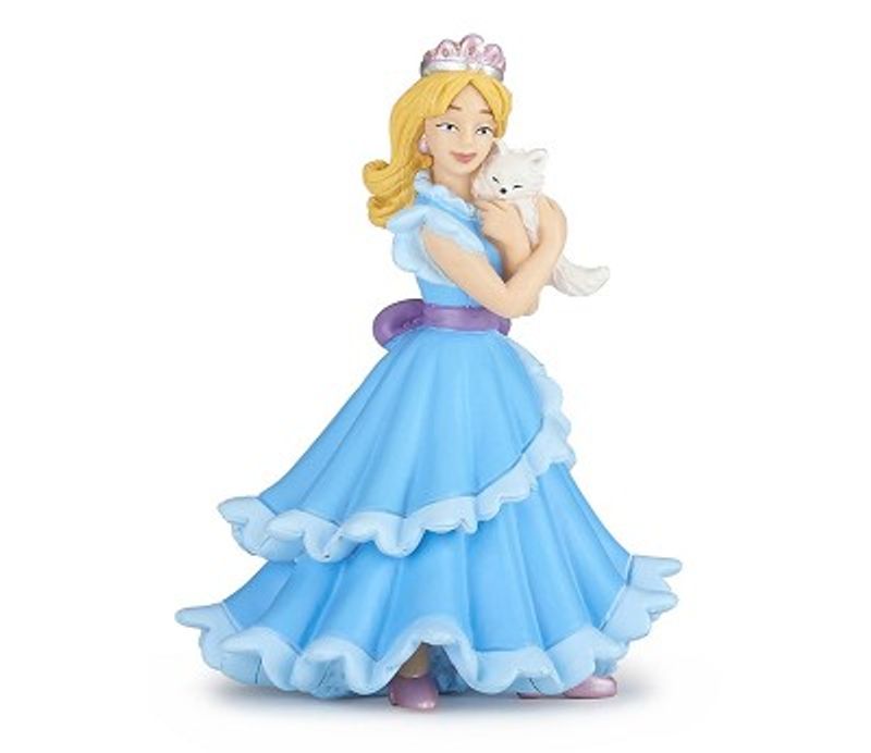 Papo Prinsesse i Blå Kjole Miniatyrfigur