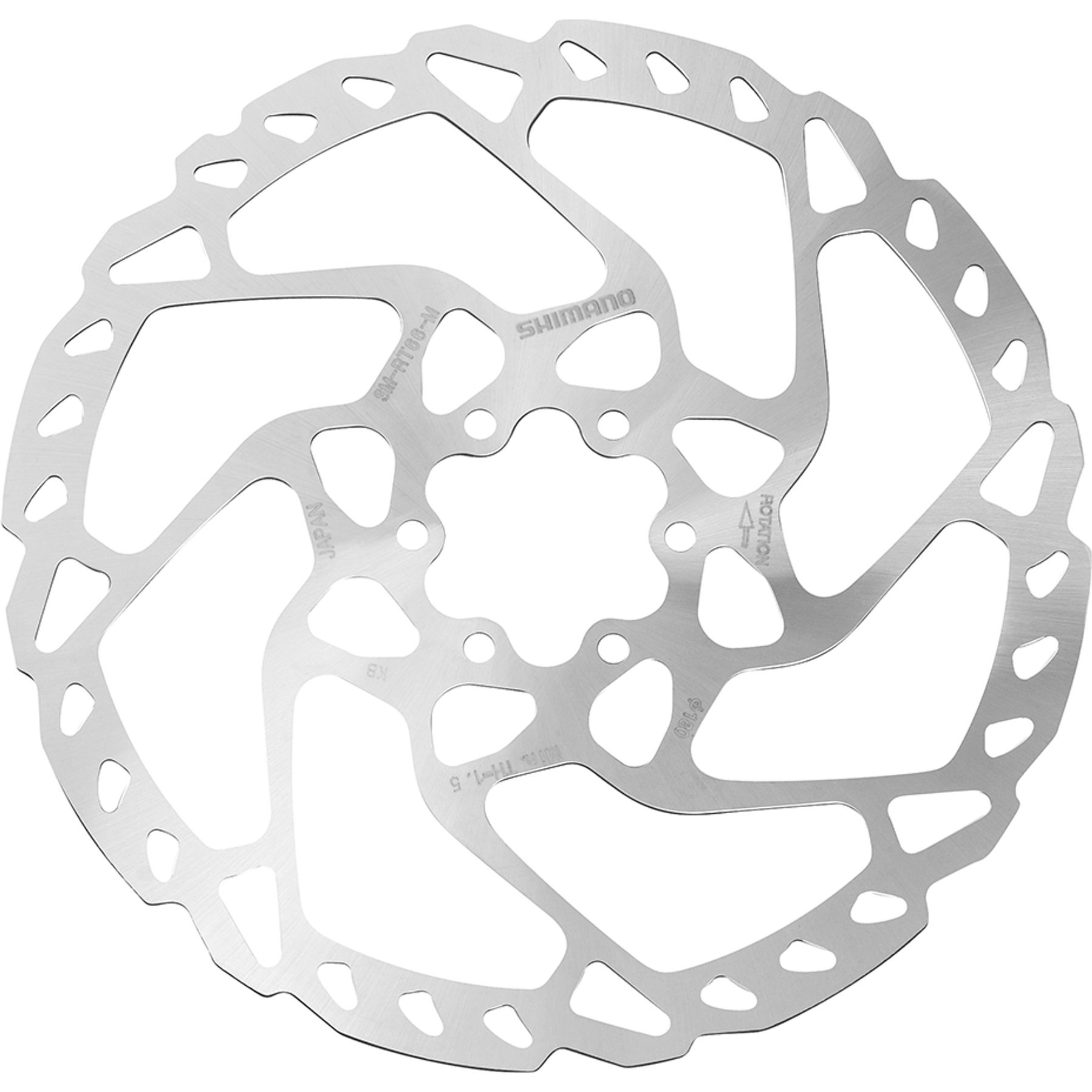 Shimano SLX SM-RT66 Remschijf 6-Gaats OEM
