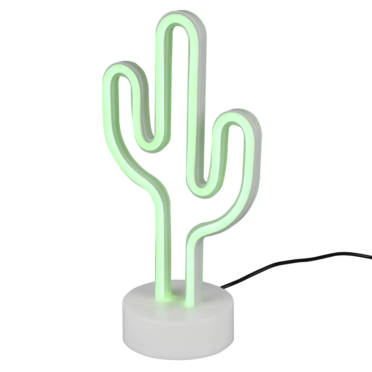 LED-Tischleuchte Cactus grün,weiss
