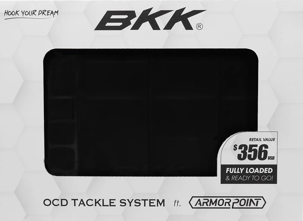 BKK Complete Armor-Point OCD Tackle Storage System Kit (Incl. 48 boîtes avec hameçons)