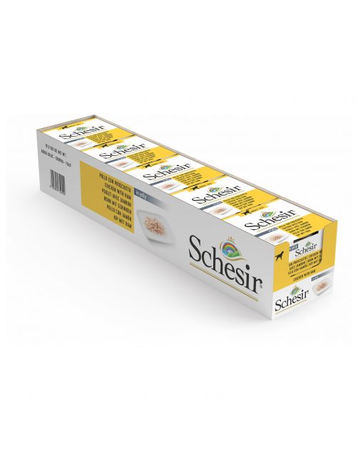 Schesir Hond Blik Gelei 150 g - Hondenvoer