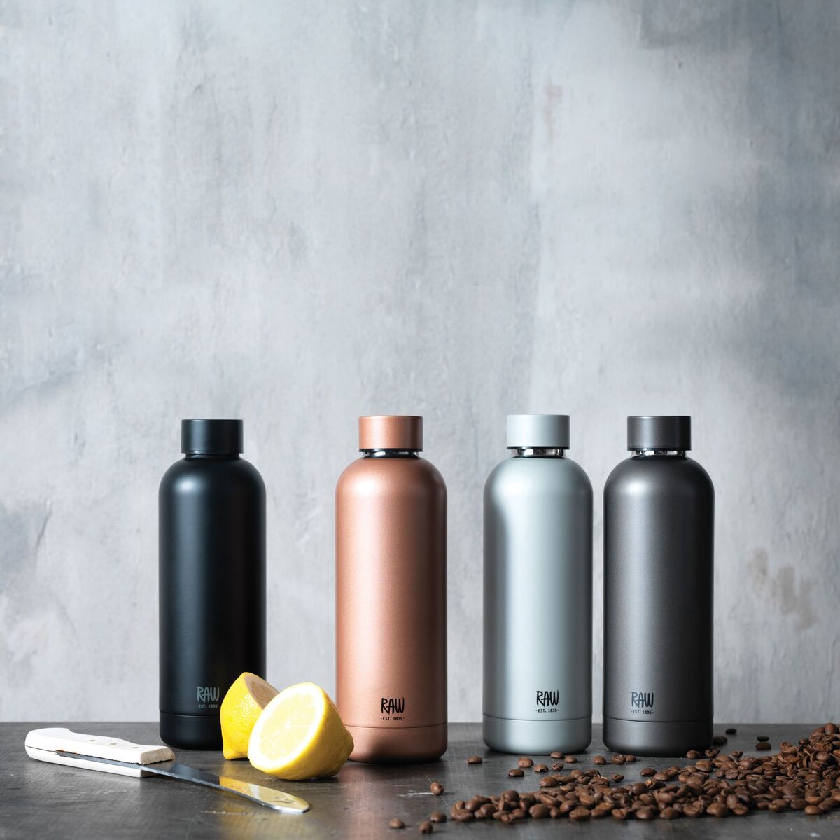RAW Termosflaske 0,5 liter Matte Black