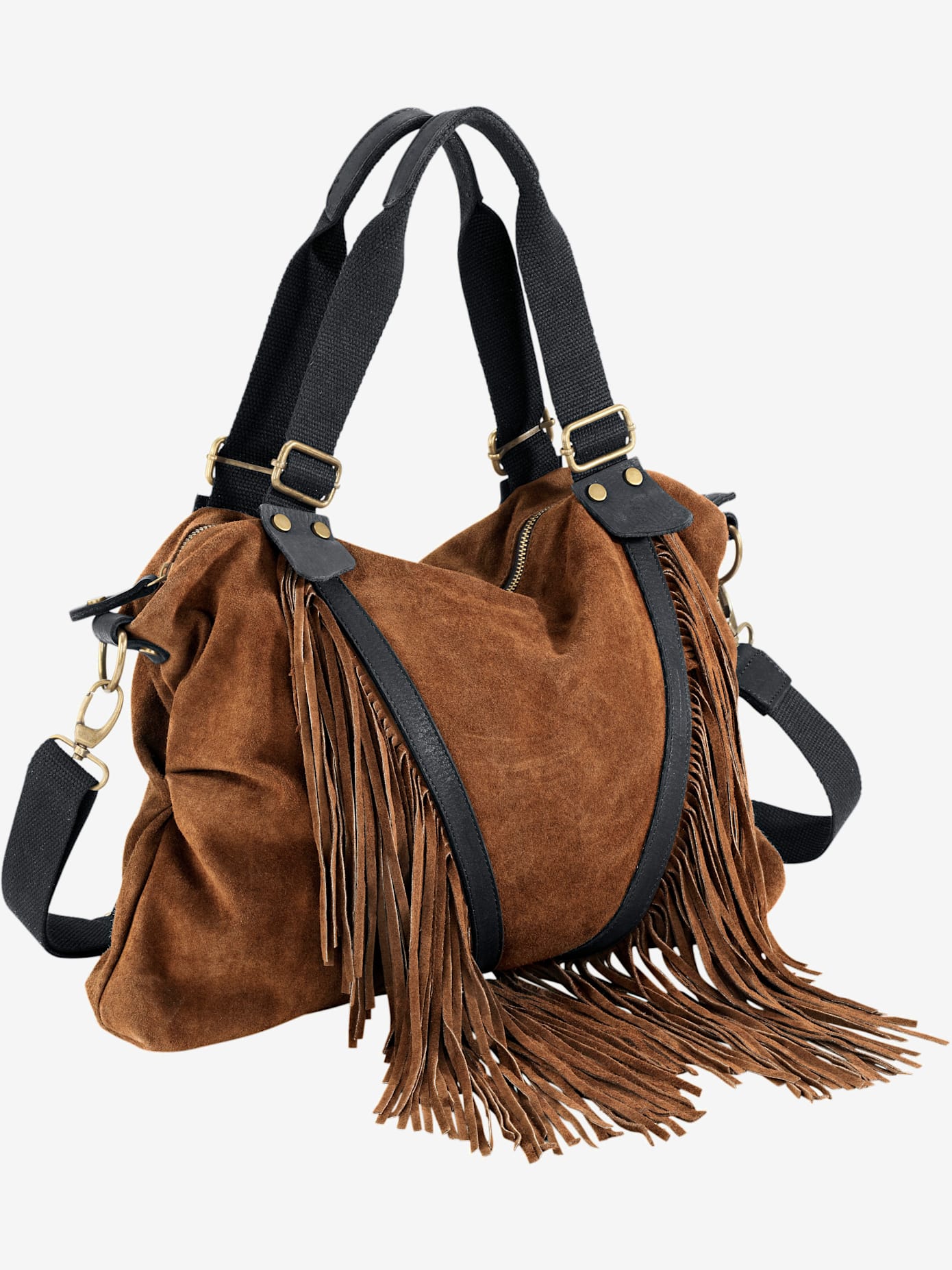 Sac franges et effet bicolore