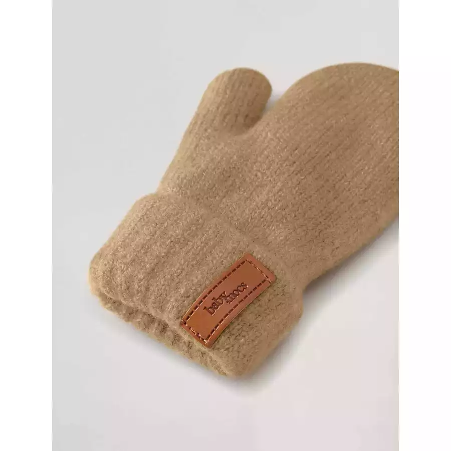 BabyMocs Handschuhe Vegan hellbraun