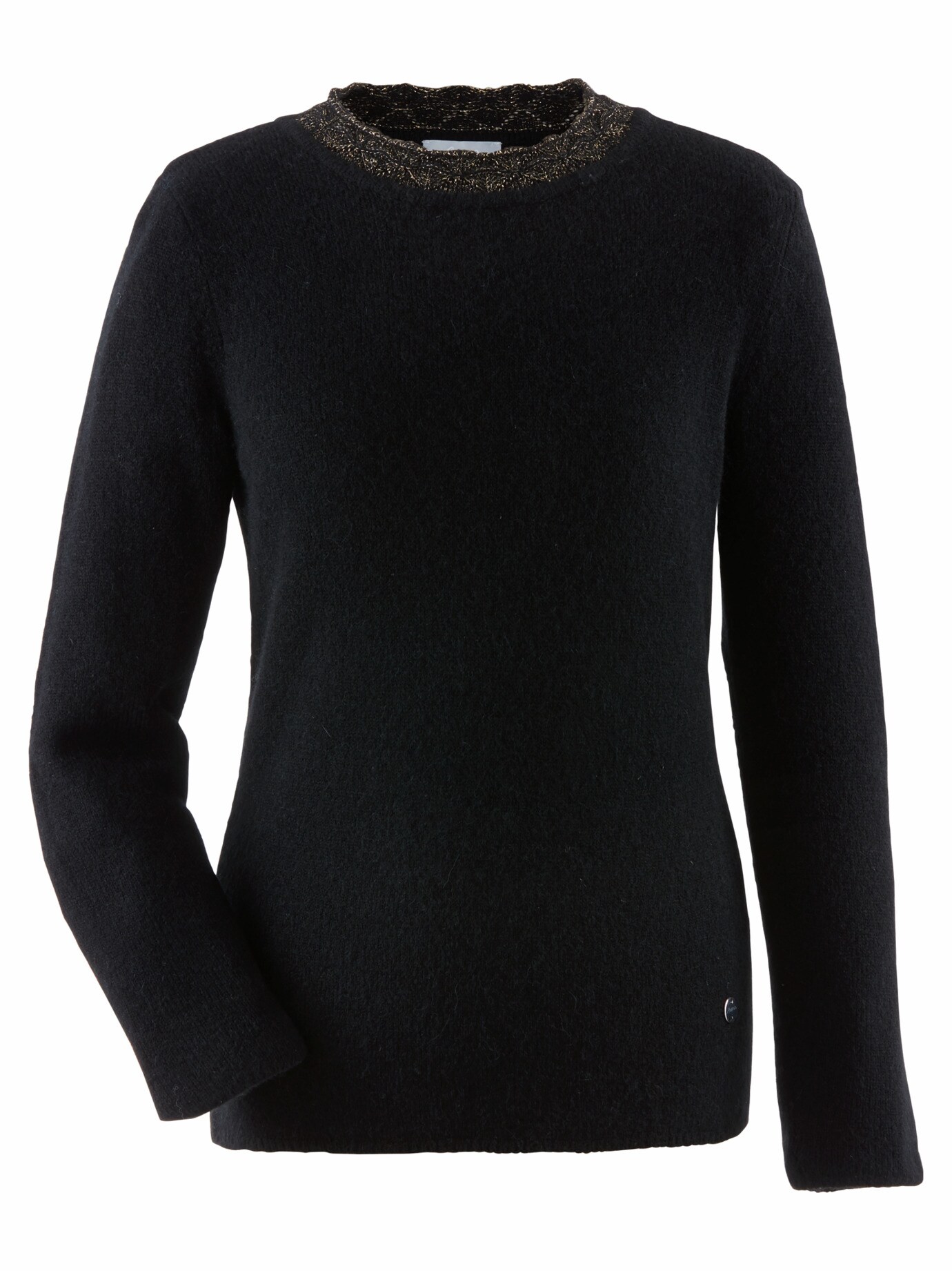 Rundhals-Pullover Lurex