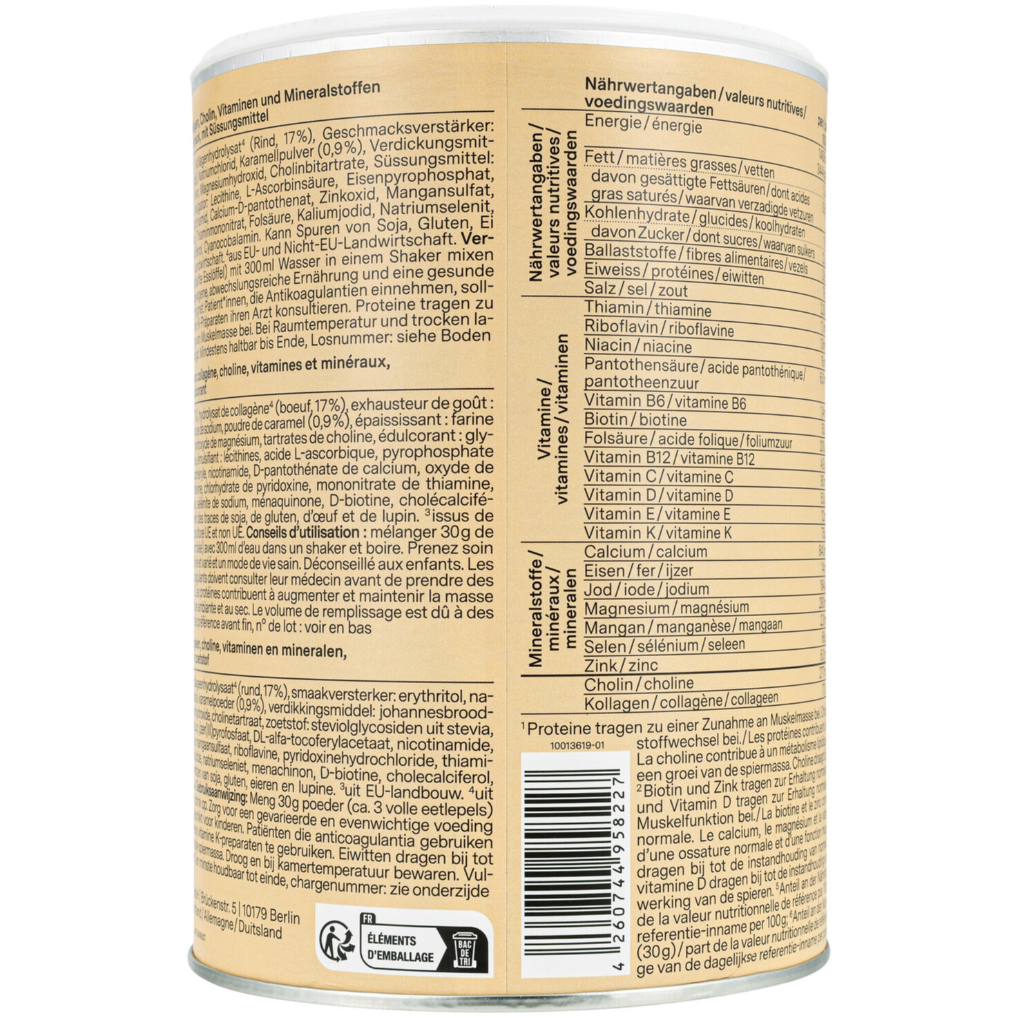 nu3 Collagen Fit Shake Caramel