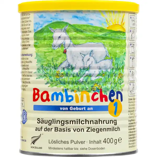 Säuglingsmilchnahrung von Geburt an
