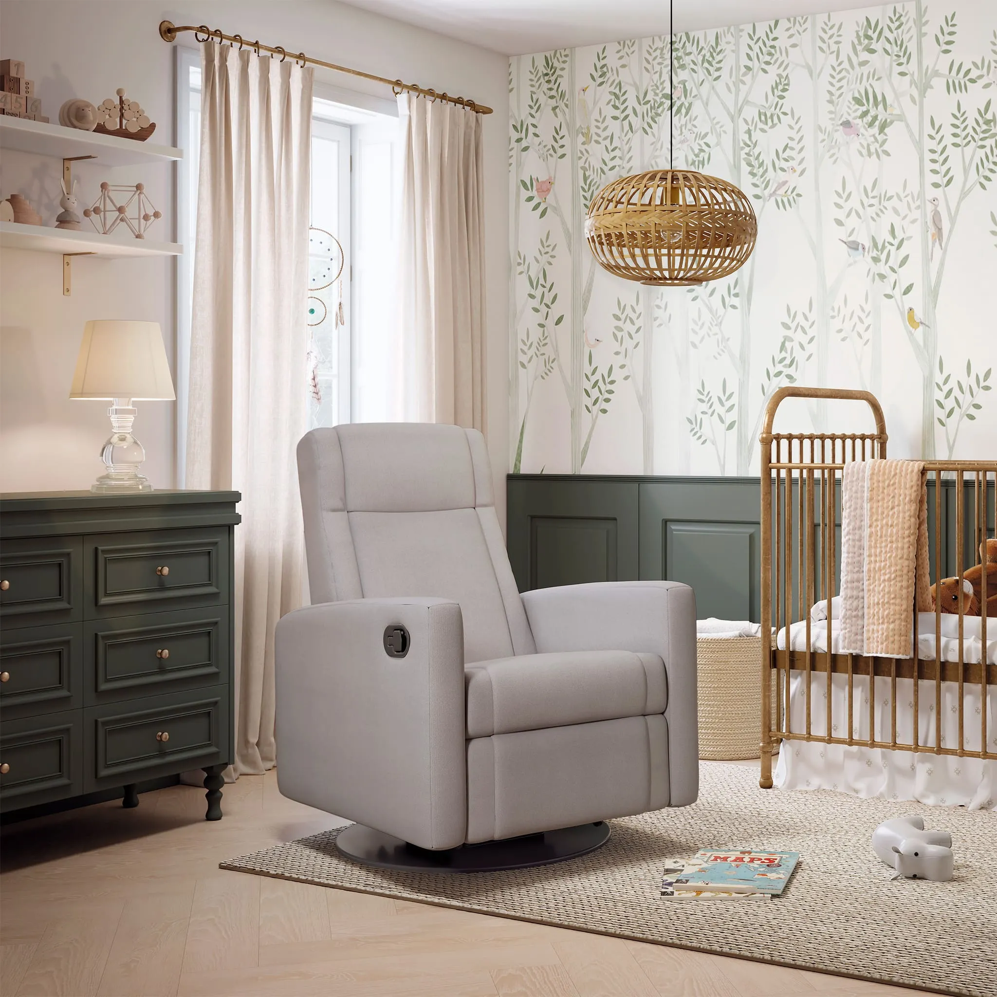 Jaymar BB Fauteuil Berçant et Pivotant Nelly - Arlo Pearl  Noir