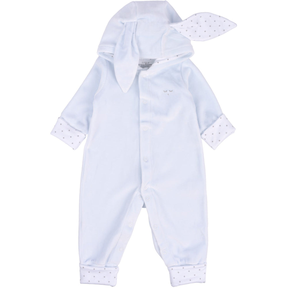 Køb Livly Light Blue Plush Bunny Overall