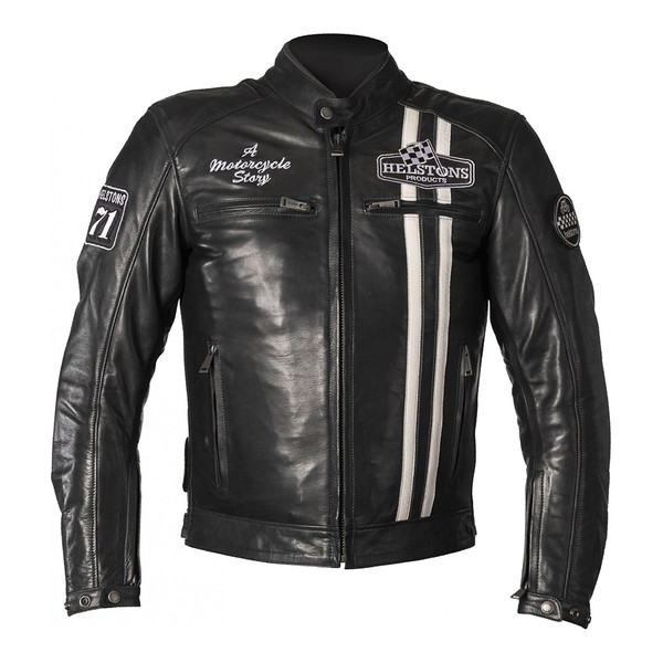 Helstons - Blouson Indy Bleu / Blanc