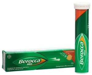 Berocca MED Brausetabletten Orangenaroma, 15 Stück