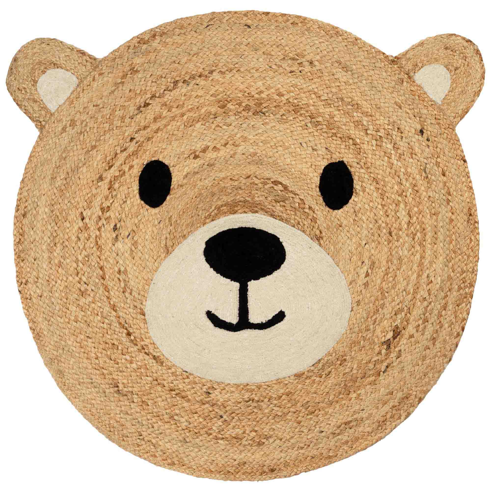 Prénatal Jute Vloerkleed Beer naturel