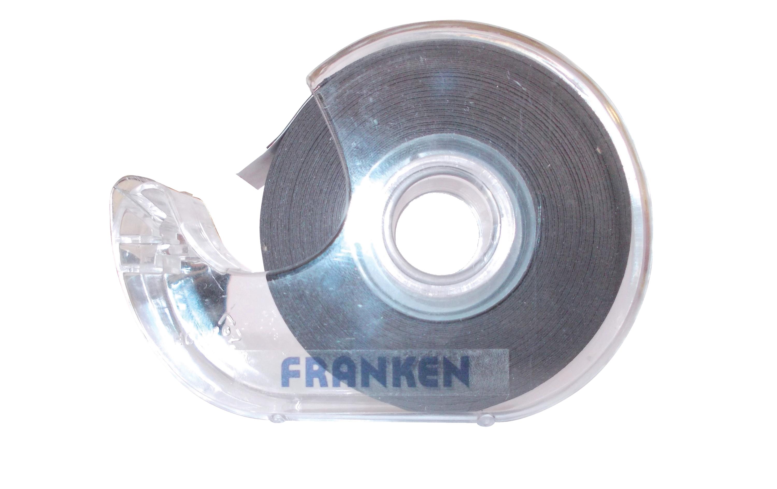 Magnetband Lagerschild 19 mm x 8 m, SchwarzSelbstklebendes Lagerschild als Rollenware