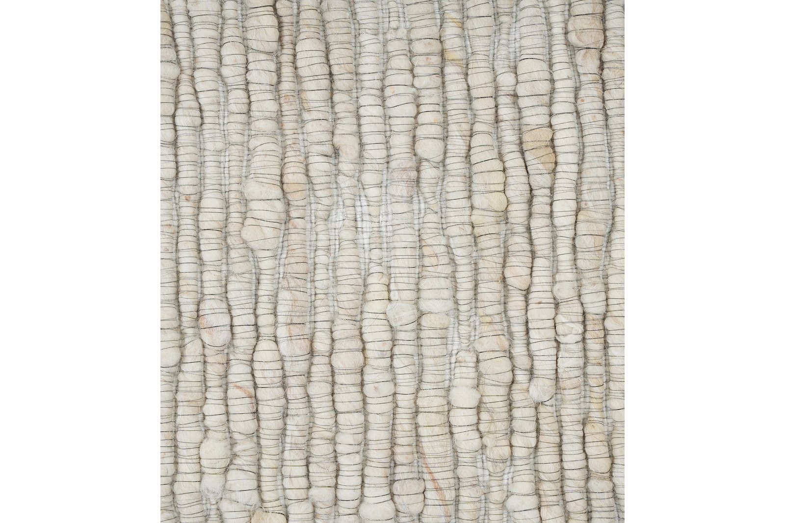 Chennai gulvteppe 160x230 160x230cm offwhite polyester/ull håndvevd