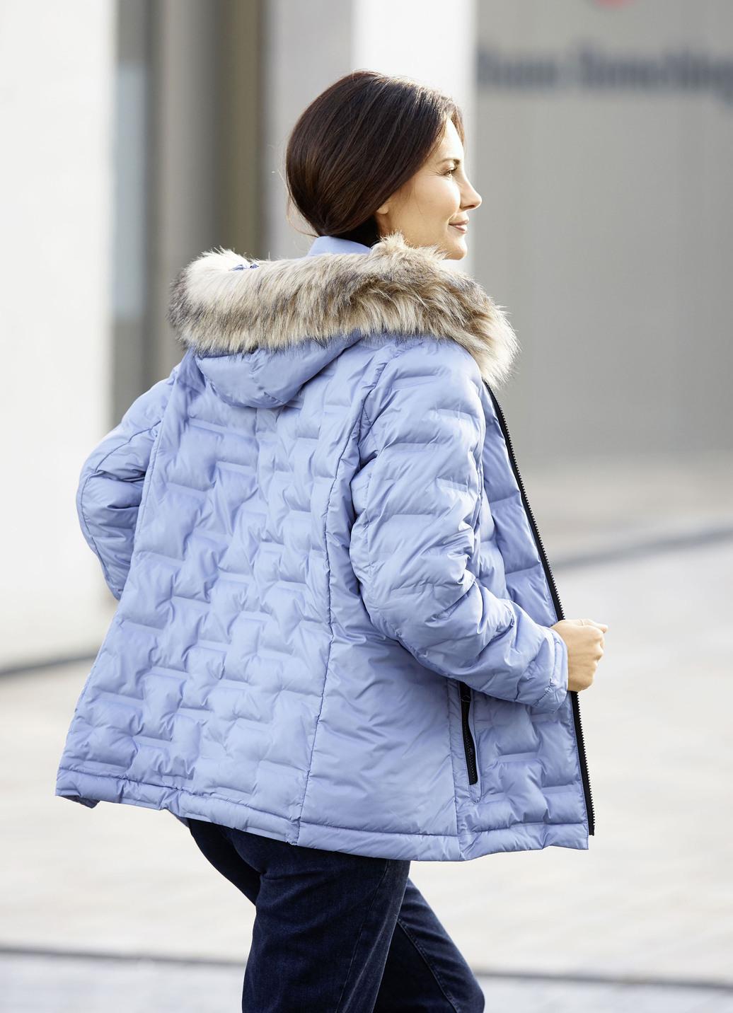 Funktionsjacke mit geklebten Kammern