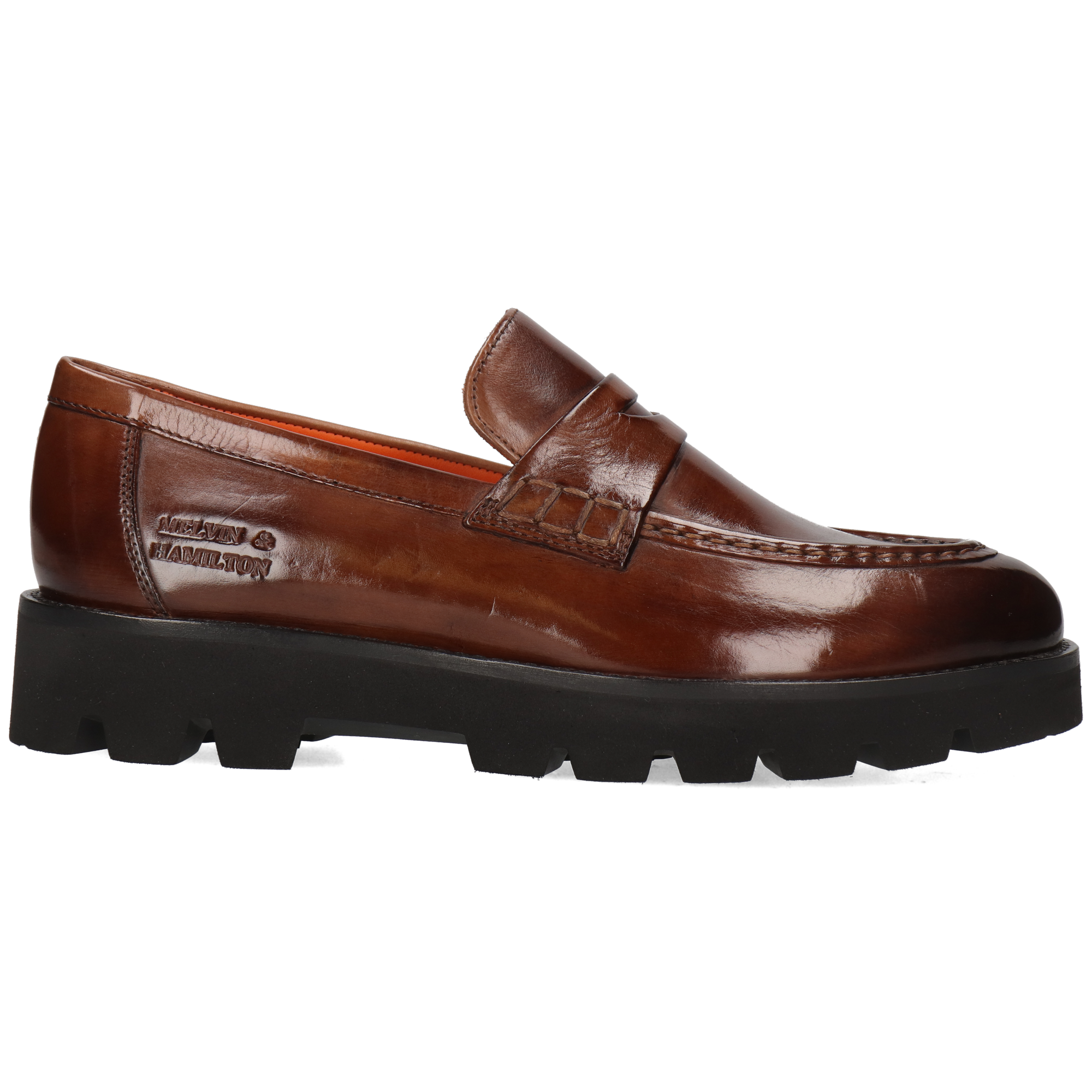JADE 6 - Mocassins à semelle plateforme | Marron