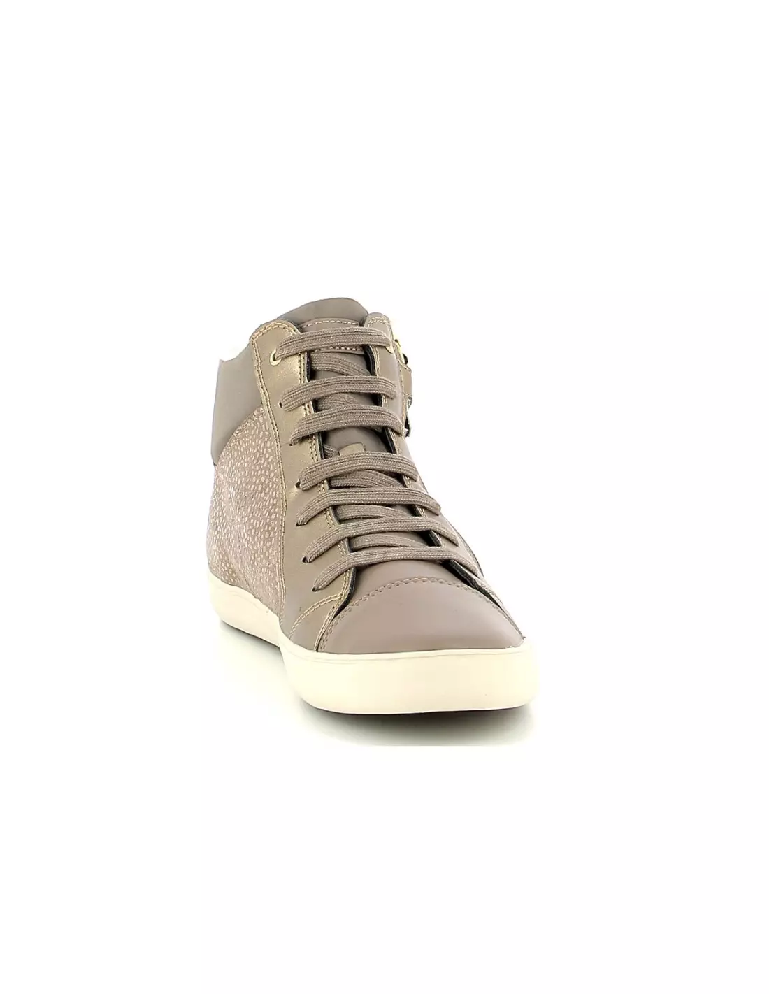 GEOX GISLI GIRL - Baskets Smokegreylightgold