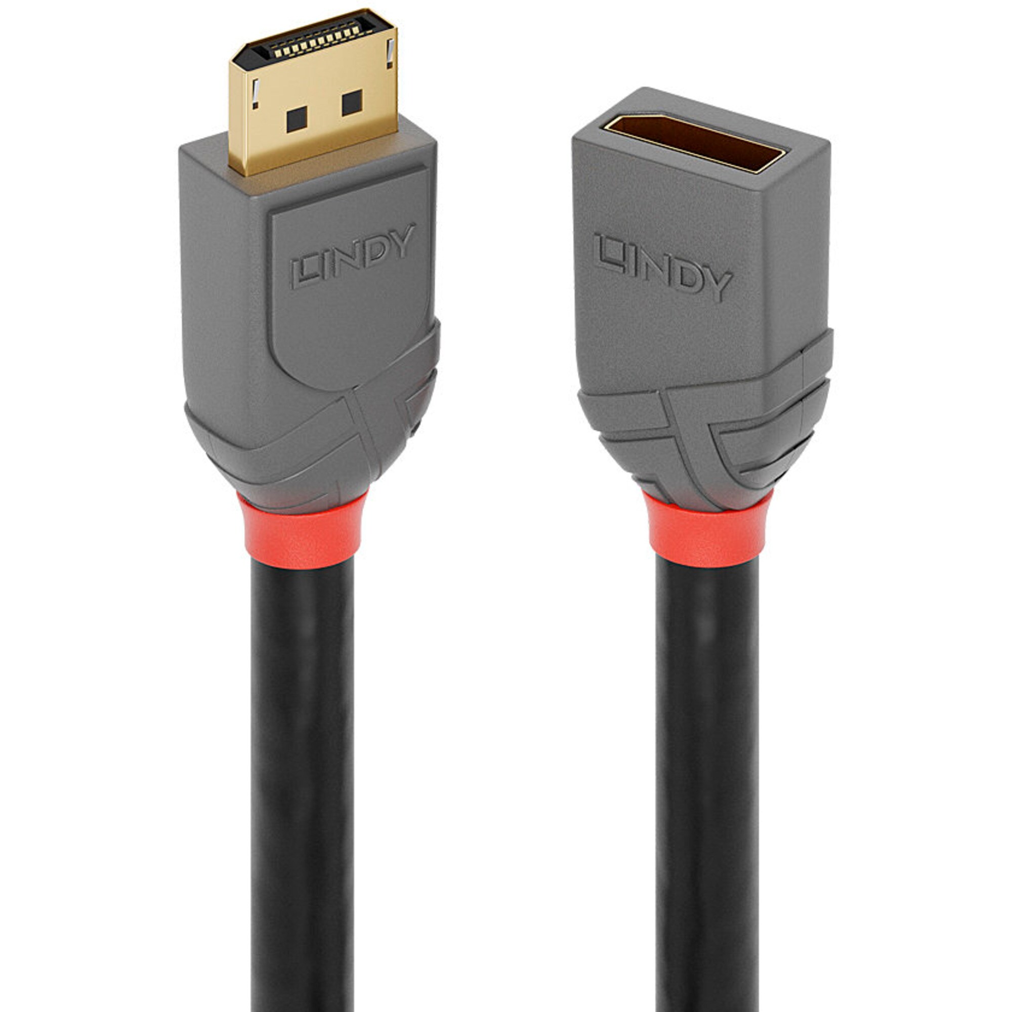 Lindy Kabel DisplayPort 1.4 Verlängerungskabel Anthra Line, Stecker > Buchse