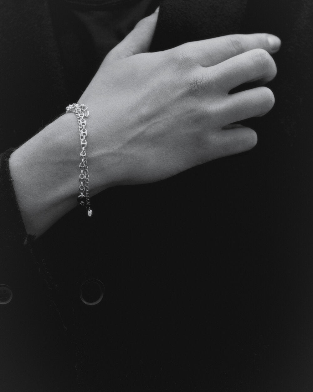 Maria Black  Saffi armbånd - sølv