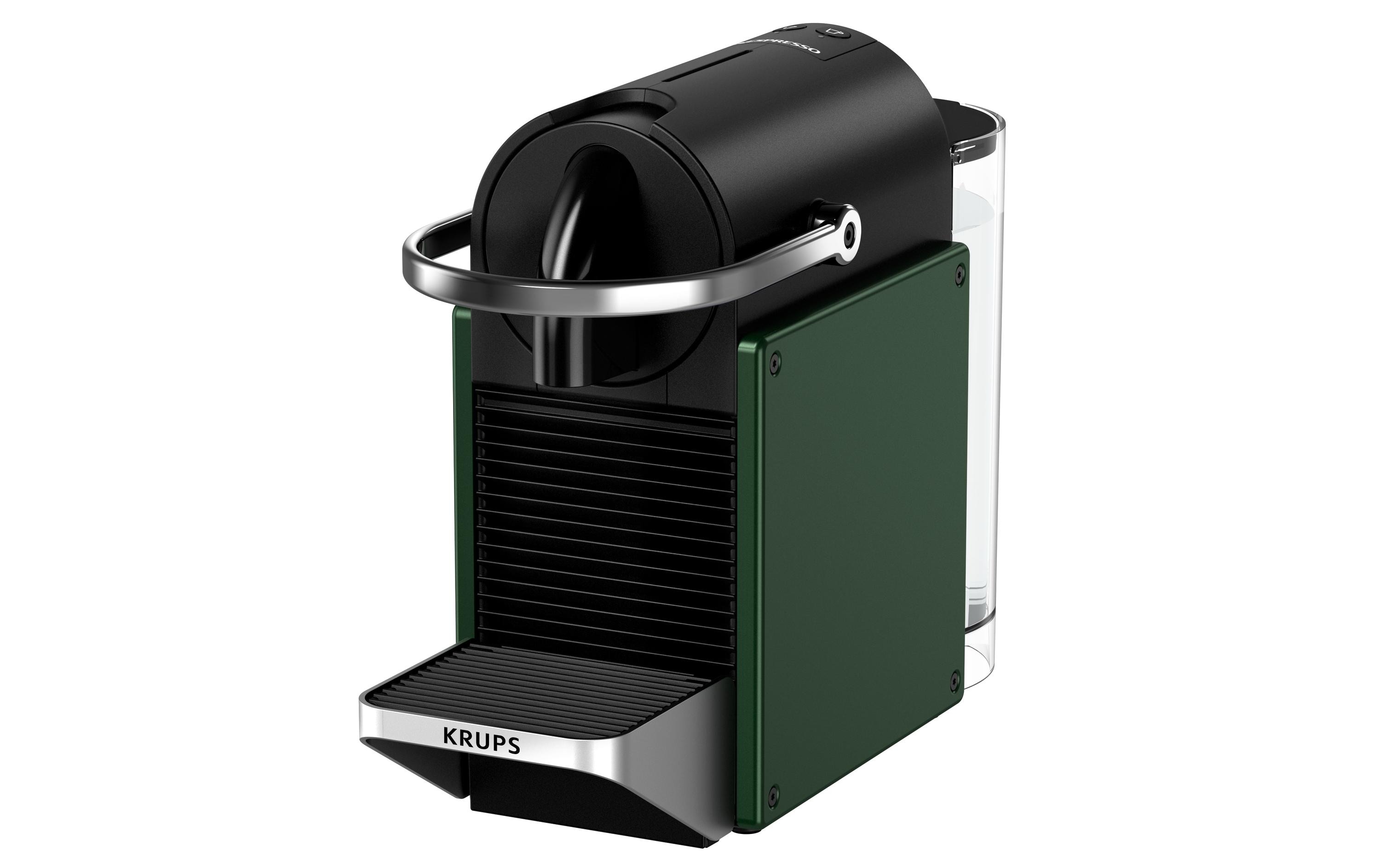 Kaffeemaschine Nespresso Pixie XN3063CH Dunkelgrün<br>Elegante Kapselmaschine