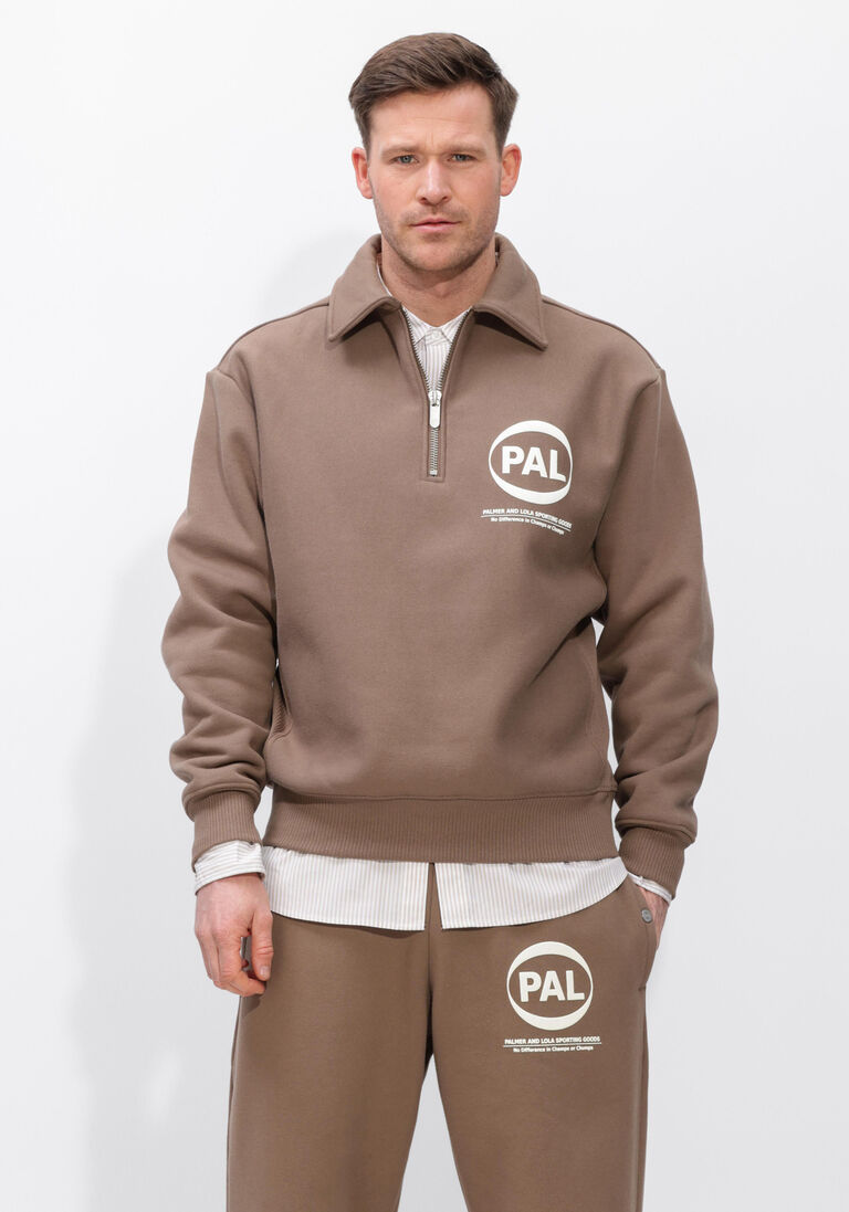 bruine pal sporting goods trui pre game half zip