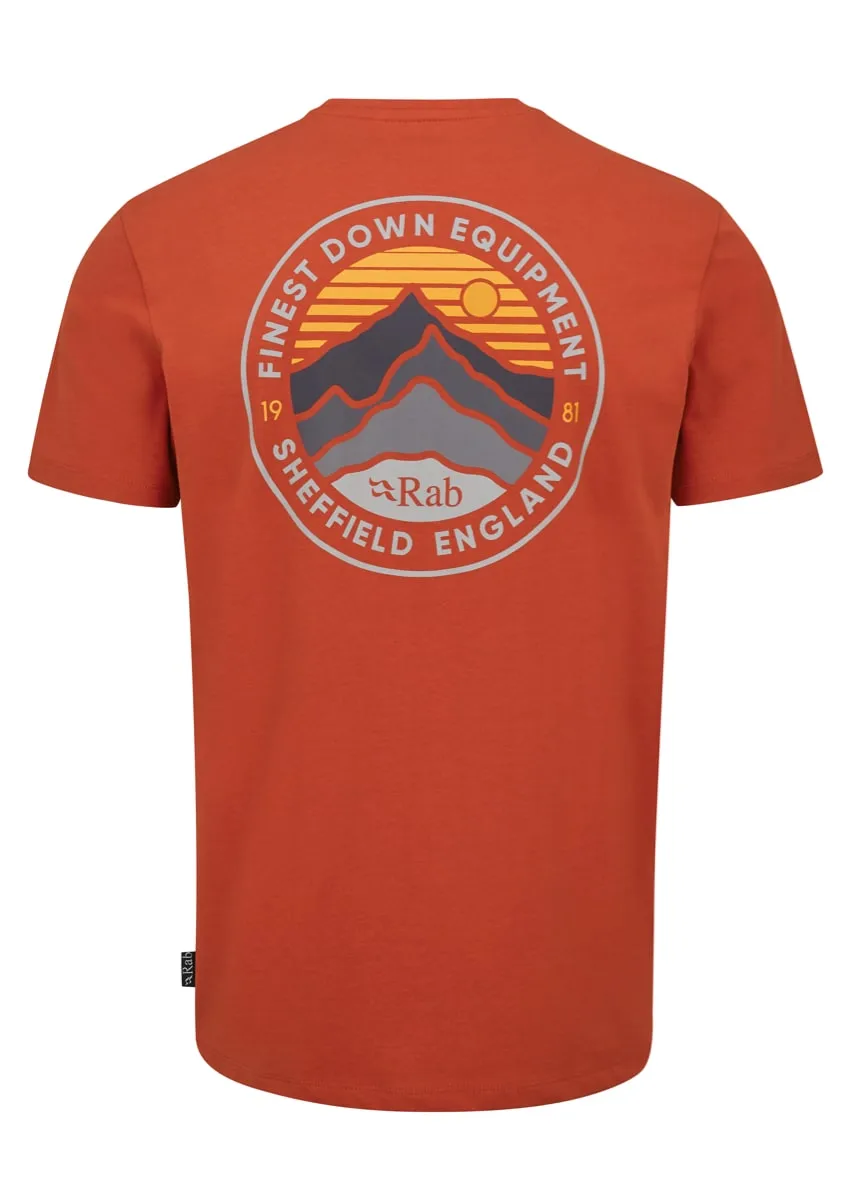 Rab Basecamp 3 Peak Tee Red Clay