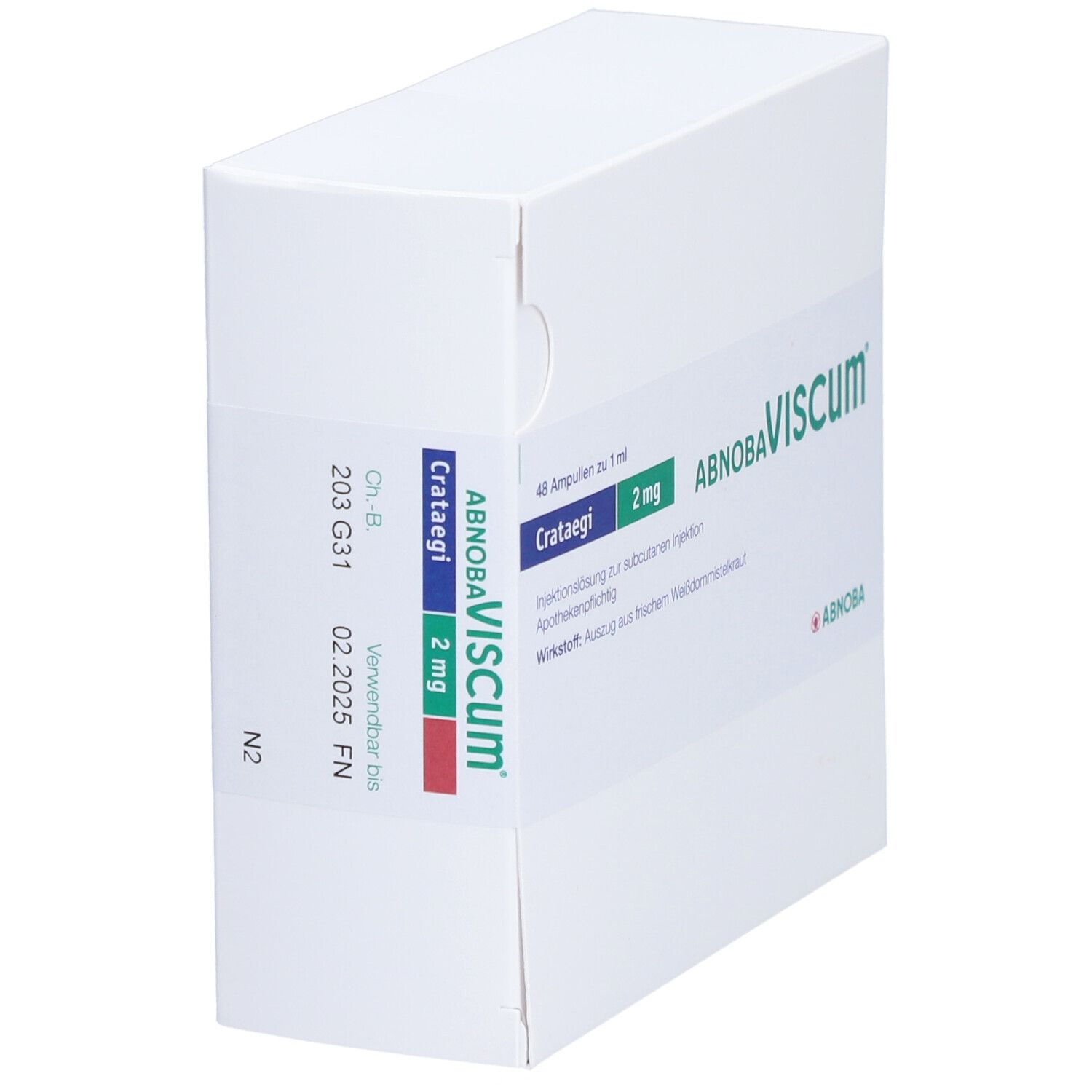 abnobaVISCUM® Crataegi 2 mg Ampullen
