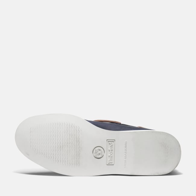 Scarpa da Barca Classic Two-Eye da Uomo in blu