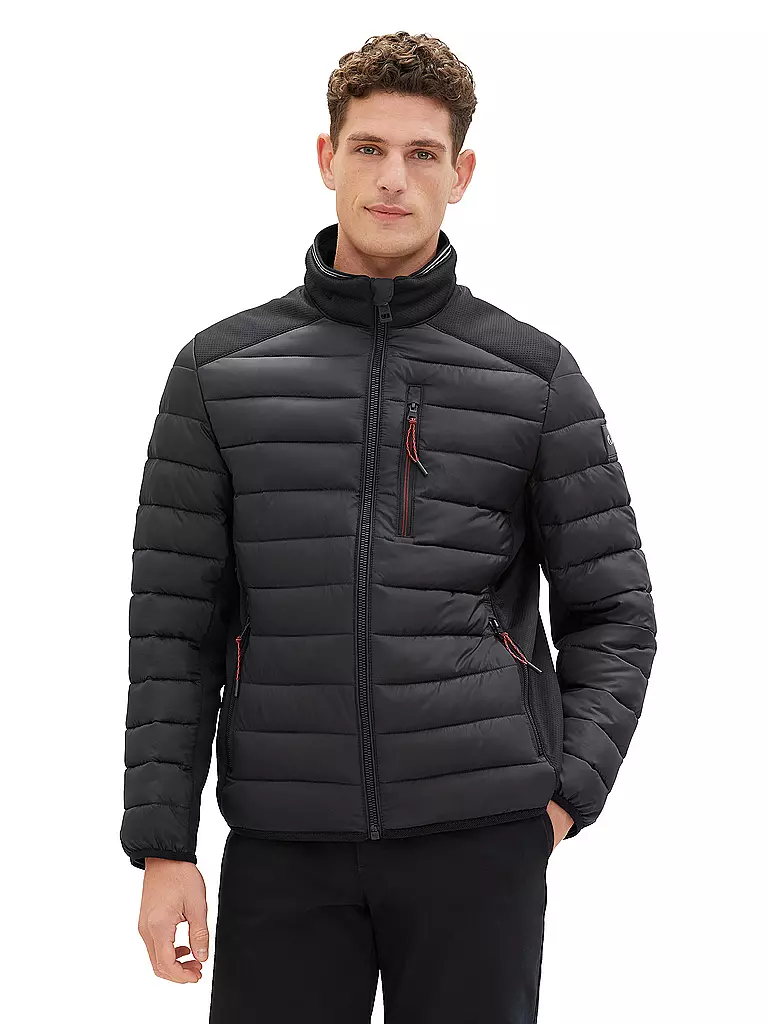 TOM TAILOR Steppjacke schwarz