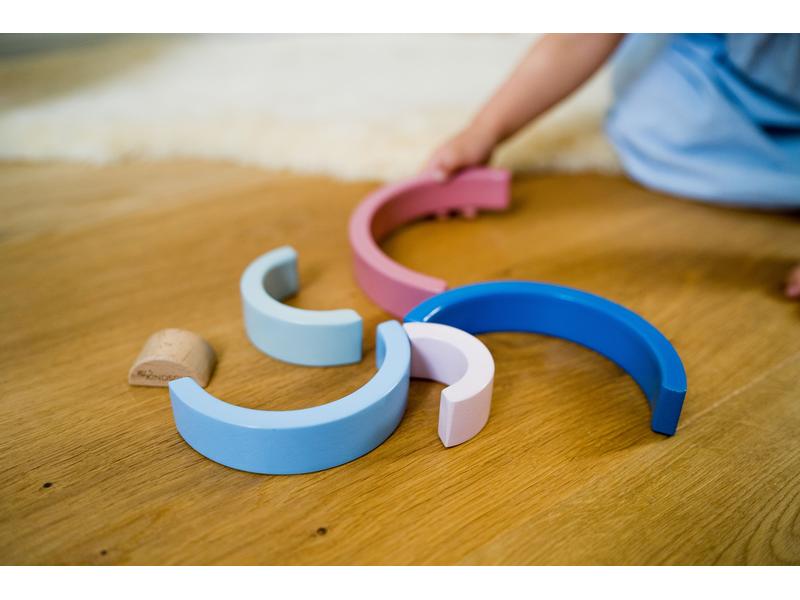 Kindsgut Stapelspielzeug Holz-Regenbogen Regenbogen Spielzeug aus hochwertigem Holz