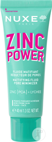 Nuxe Zinc Power Fluide Matifiant Réducteur De Pores 40ml