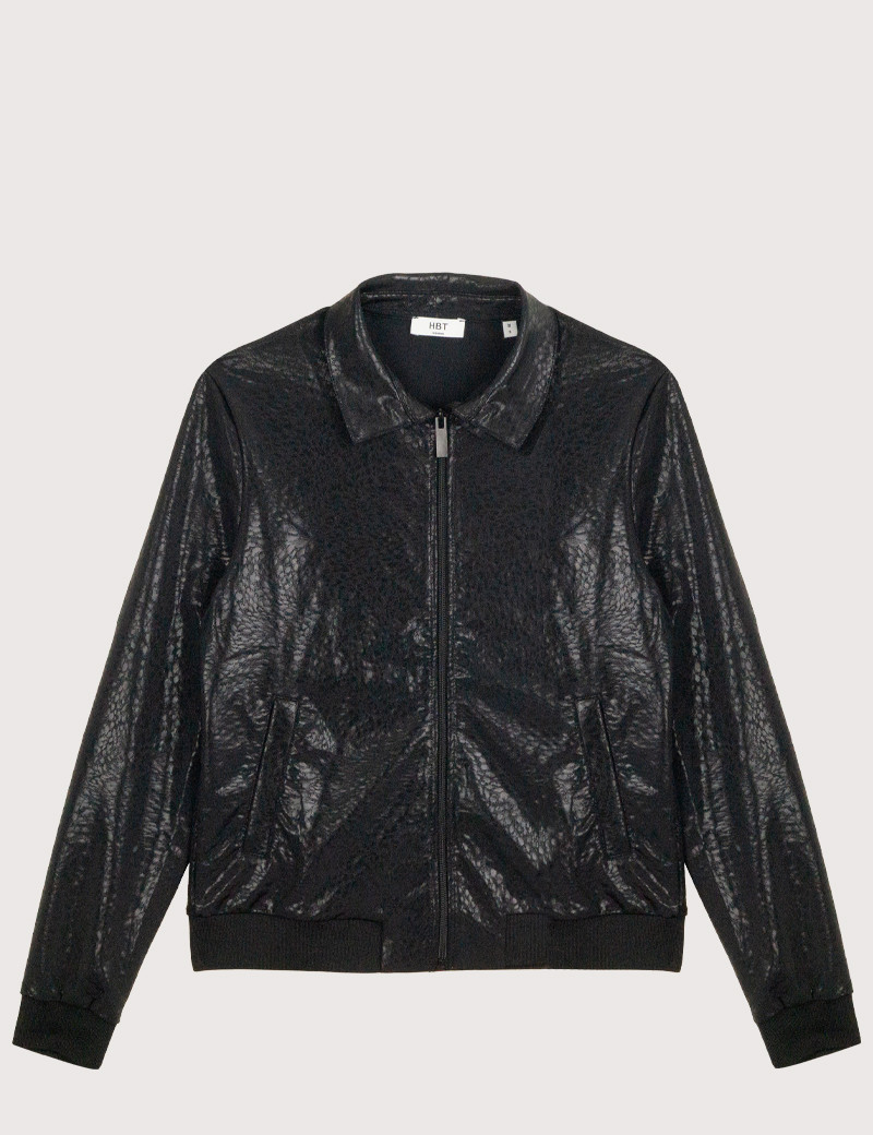 HBT BASICS INSOLITES | TOM VESTE ZIPPÉE CYCLONE NOIR