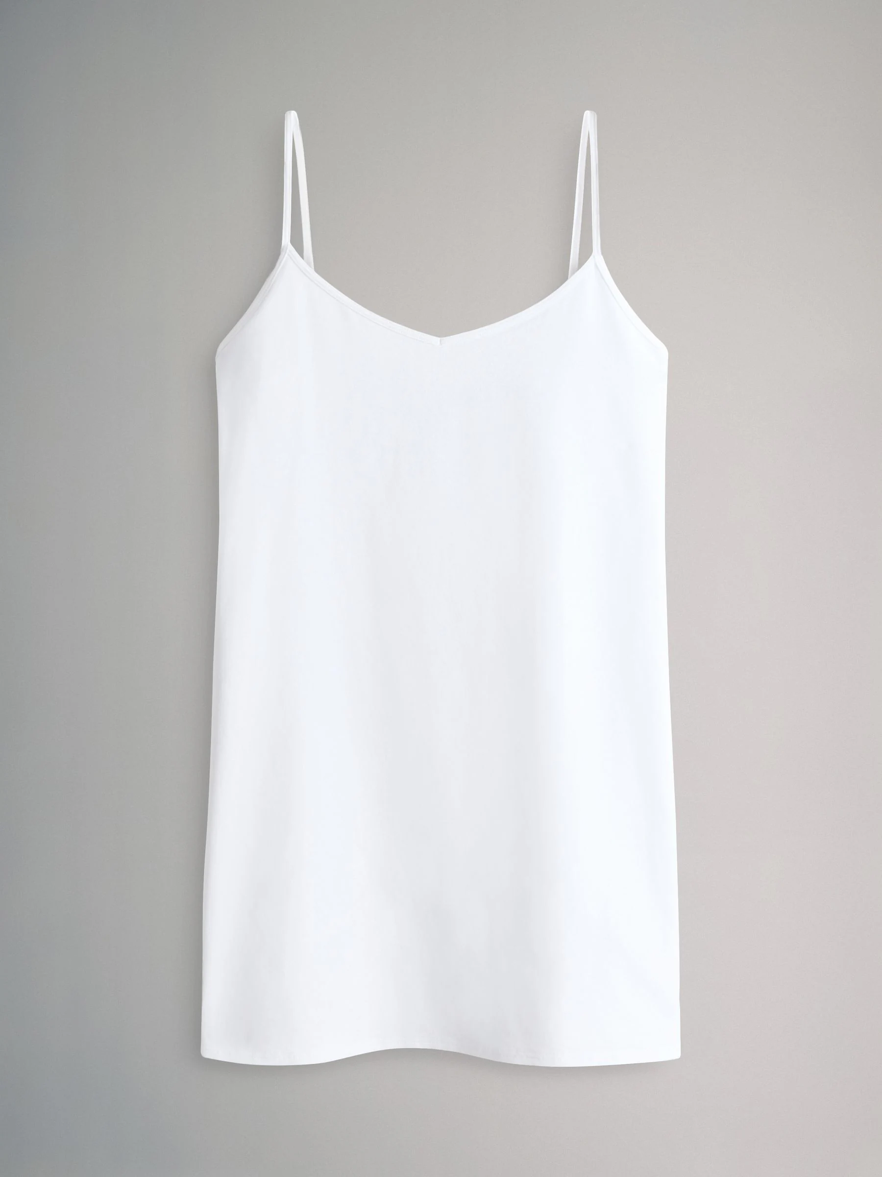 Zwart & wit - The Set 5 Pack Longline Thin Strap Vest Tops