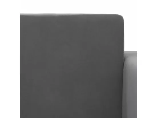 Canapé-lit pour enfants Anthracite Peluche douce