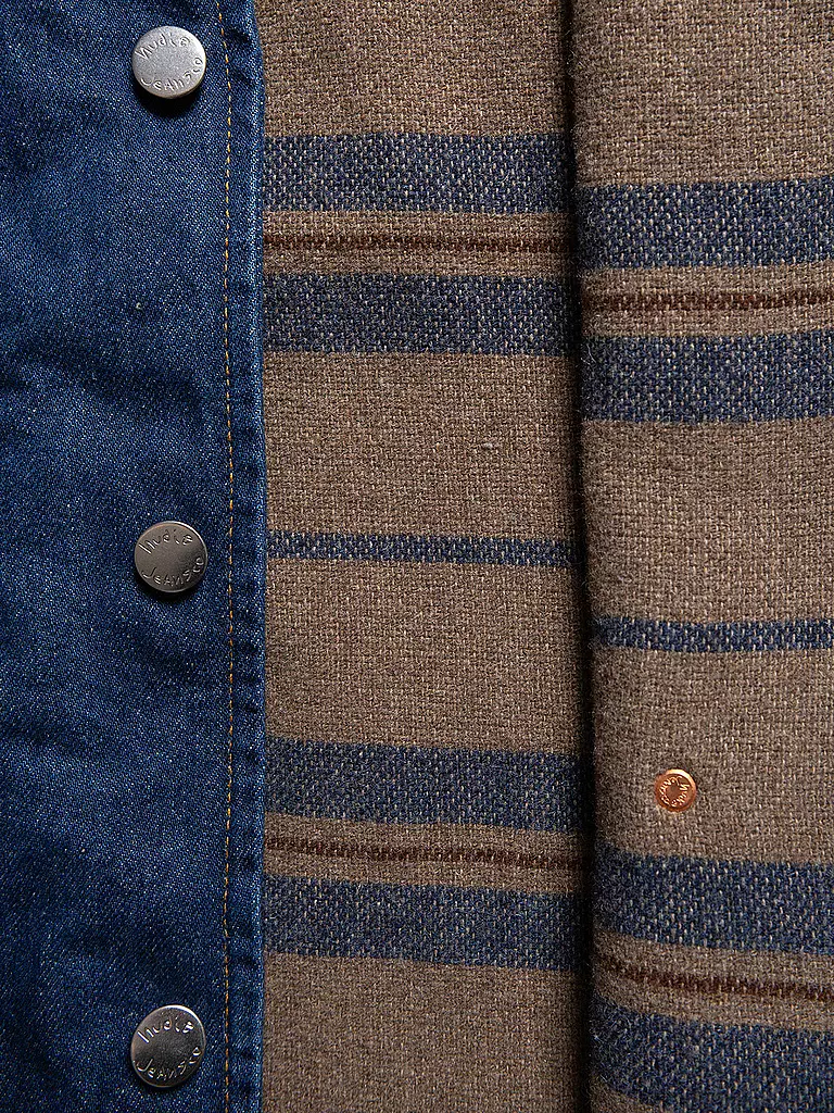 NUDIE JEANS Jeansgilet HARRY RINSE blau