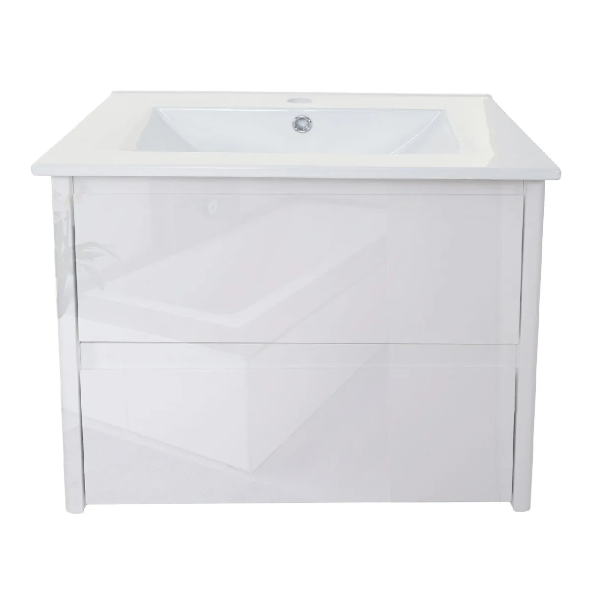 decoshop26 Meuble Lavabo - Blanc 50x60 cm