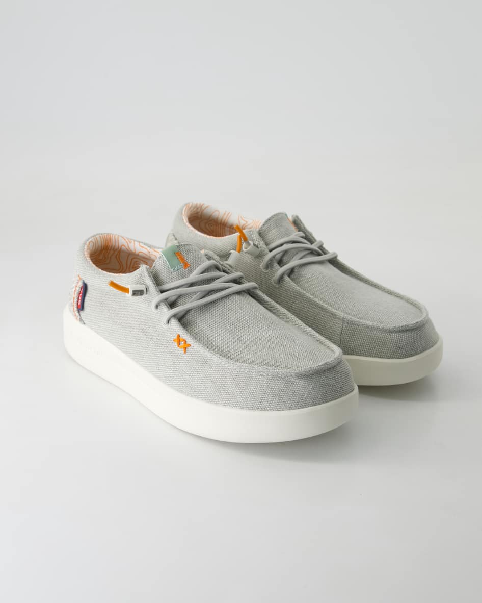 Fusion Lily washed Slipper in Grau