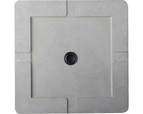 Plantenvaas Lafiora Liam LxB 40 x 40 cm H 80 cm grijs