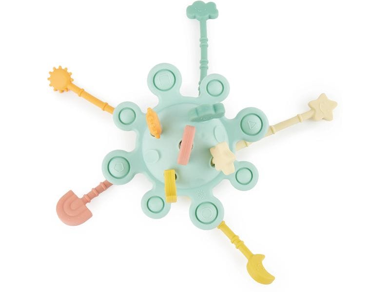 bieco Silikon Activity Planet Eucalyptus Aktivitätsspielzeug