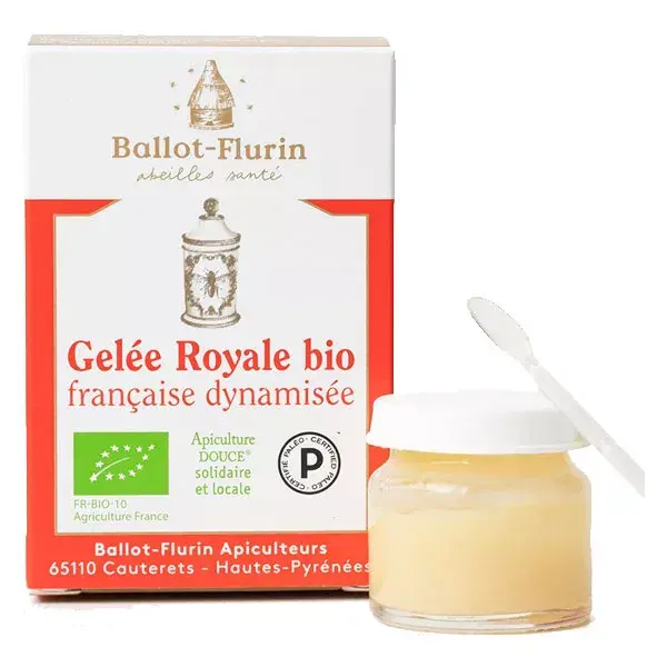 Geleia Real Francesa Orgânica Energizada Ballot-Flurin Santé 10g