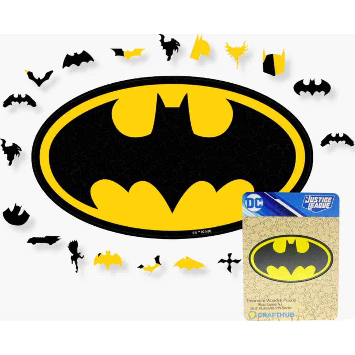 Crafthub Batman puslespill (Logo)