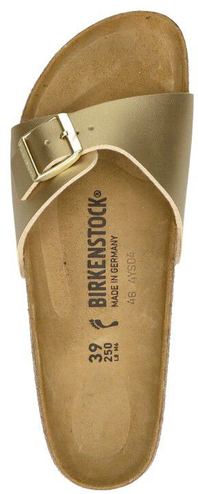 Birkenstock Madrid goudkleur