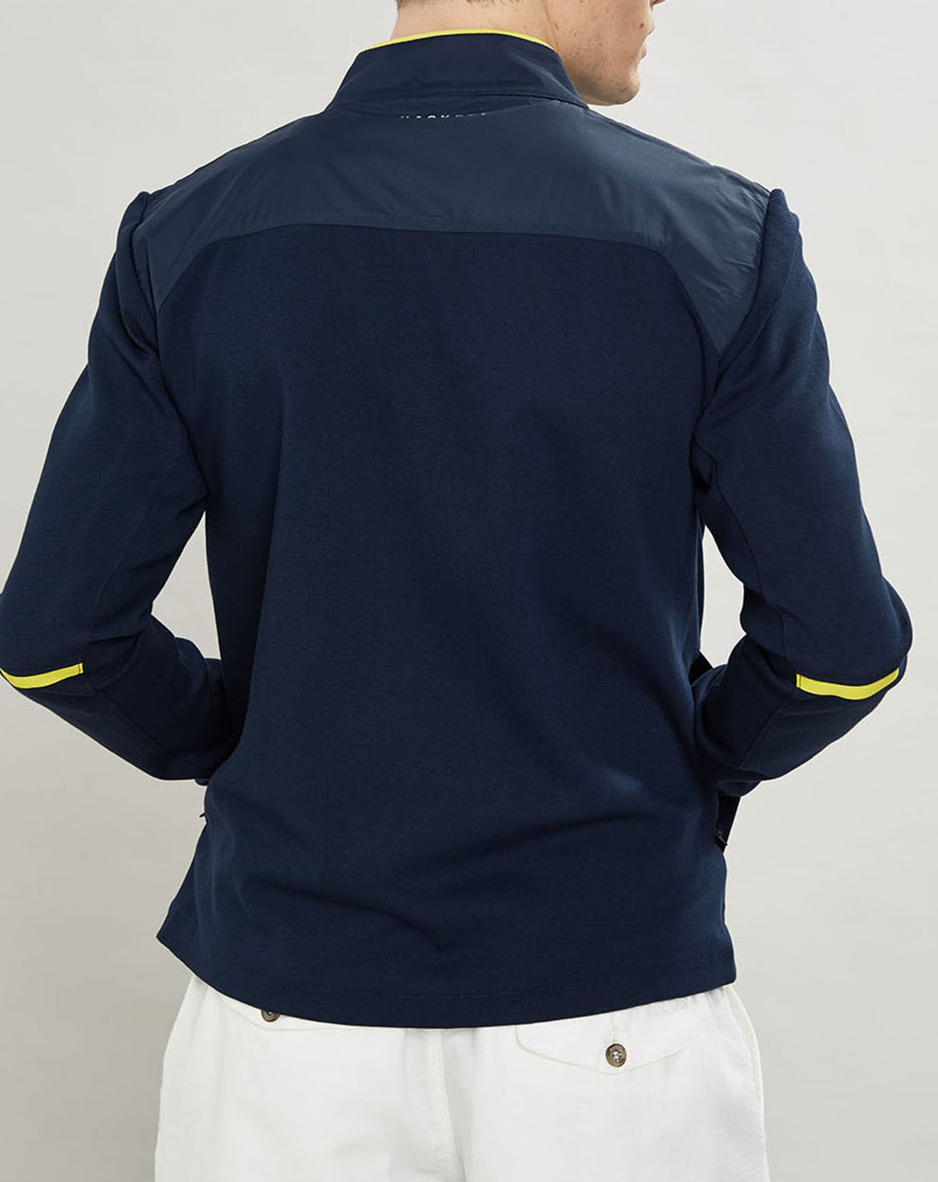 Hackett London Gilet zippé Aston Martin Racing bleu marine