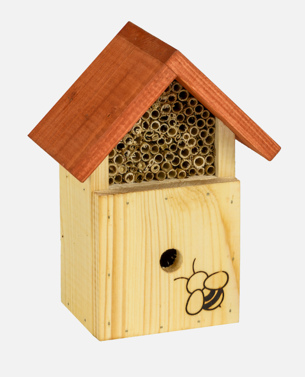 Hotel à insectes bénéfiques pollinisateurs modèle abeilles