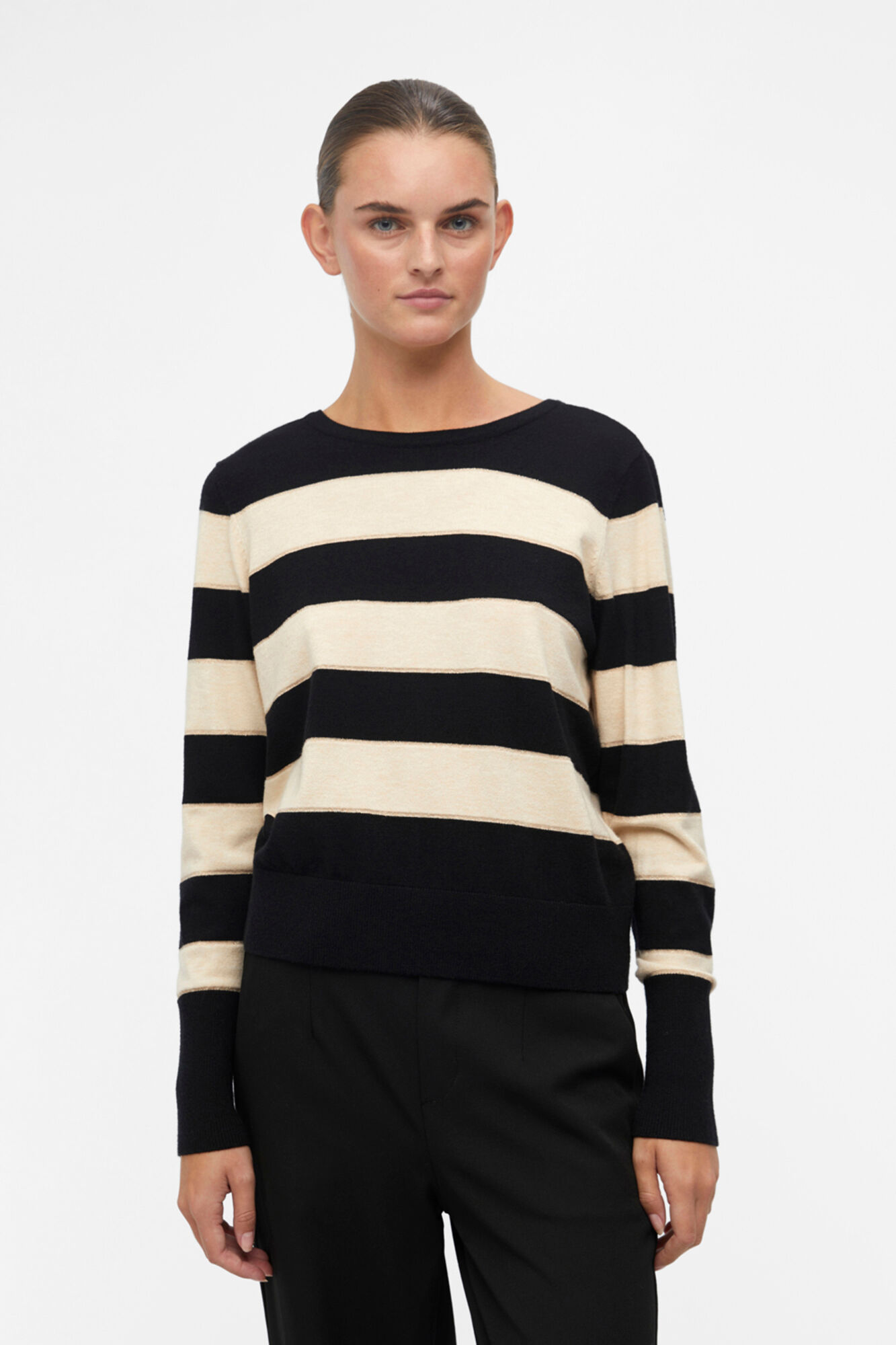 Camisa de punto Ecovero - Negro