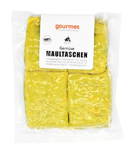 Gourmet Kochmanufaktur Vegetarische Gemüsemaultaschen